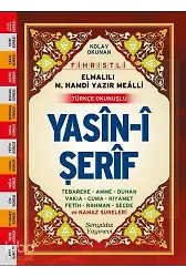 Yasin-i Şerif (Fihristli, Mealli ve Türkçe Okunuşlu, Çanta Boy, Şamua)