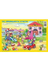 Tali Arkadaşlarıyla Oynuyor (Yapboz)