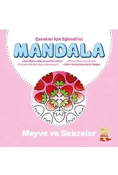 Meyve Ve Sebzeler - Çocuklar İçin Eğlendirici Mandala