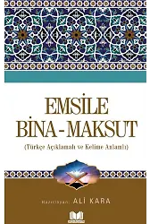 Emsile Bina - Maksud