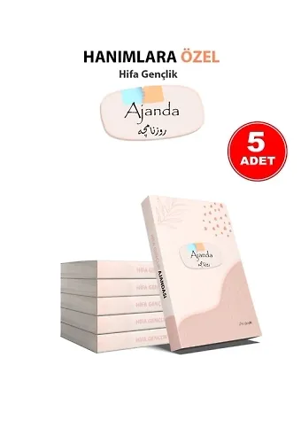 Hanımlara Özel Ajanda 5 Adet