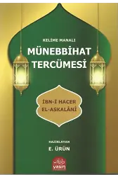 Kelime Manalı Münebbihat Tercümesi İbni Hacer El Askalani