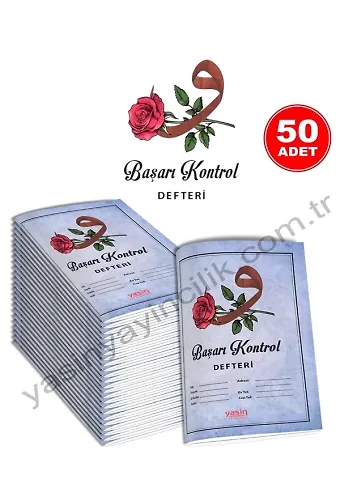 Başarı Kontrol Defteri 50 Adet