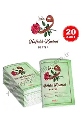 Hafızlık Kontrol Defteri 20 Adet