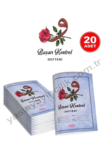 Başarı Kontrol Defteri 20 Adet