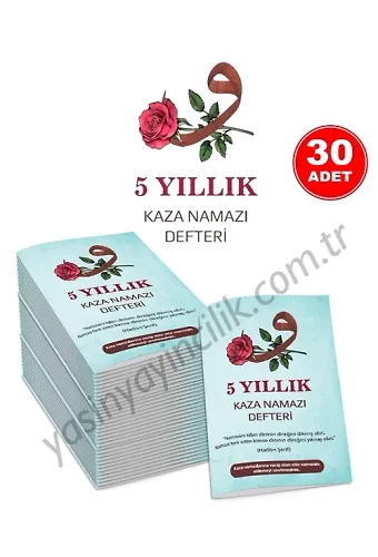 Kaza Namazı Defteri 30 Adet