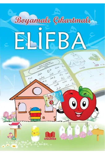 Boyamalı Çıkartmalarla Elifba
