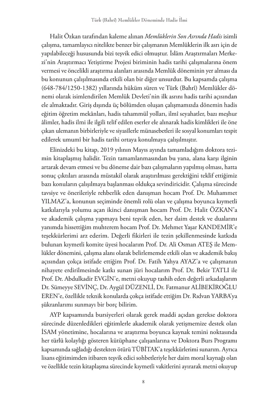 Türk (Bahri) Memlükler Döneminde Hadis İlmi – Sayfa 2