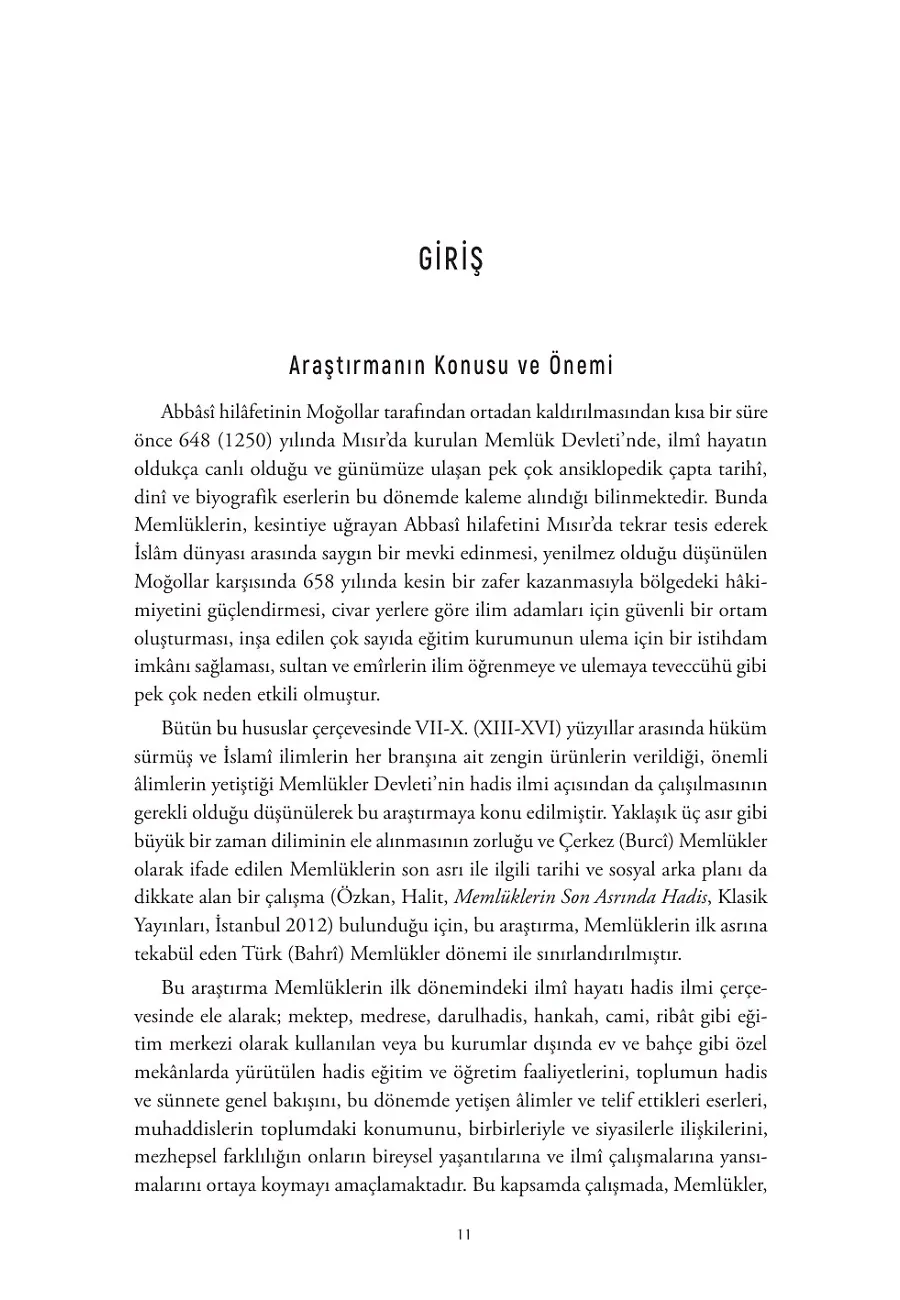 Türk (Bahri) Memlükler Döneminde Hadis İlmi – Sayfa 5