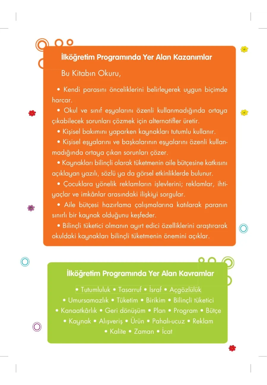 Tutumlu Davranıyorum Tutumluluk - Erdemler 1 – Sayfa 1
