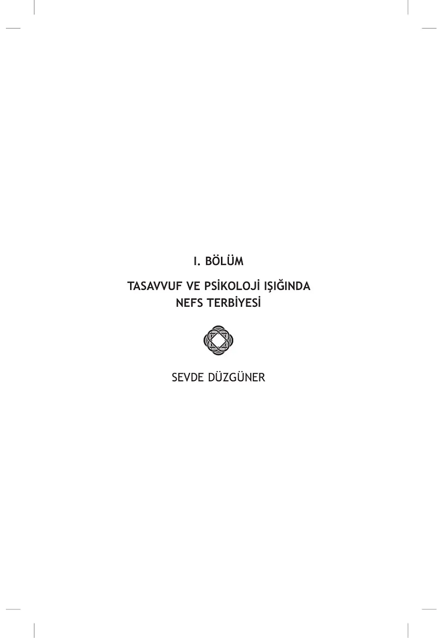 Tasavvuf Psikolojisine Giriş – Sayfa 1