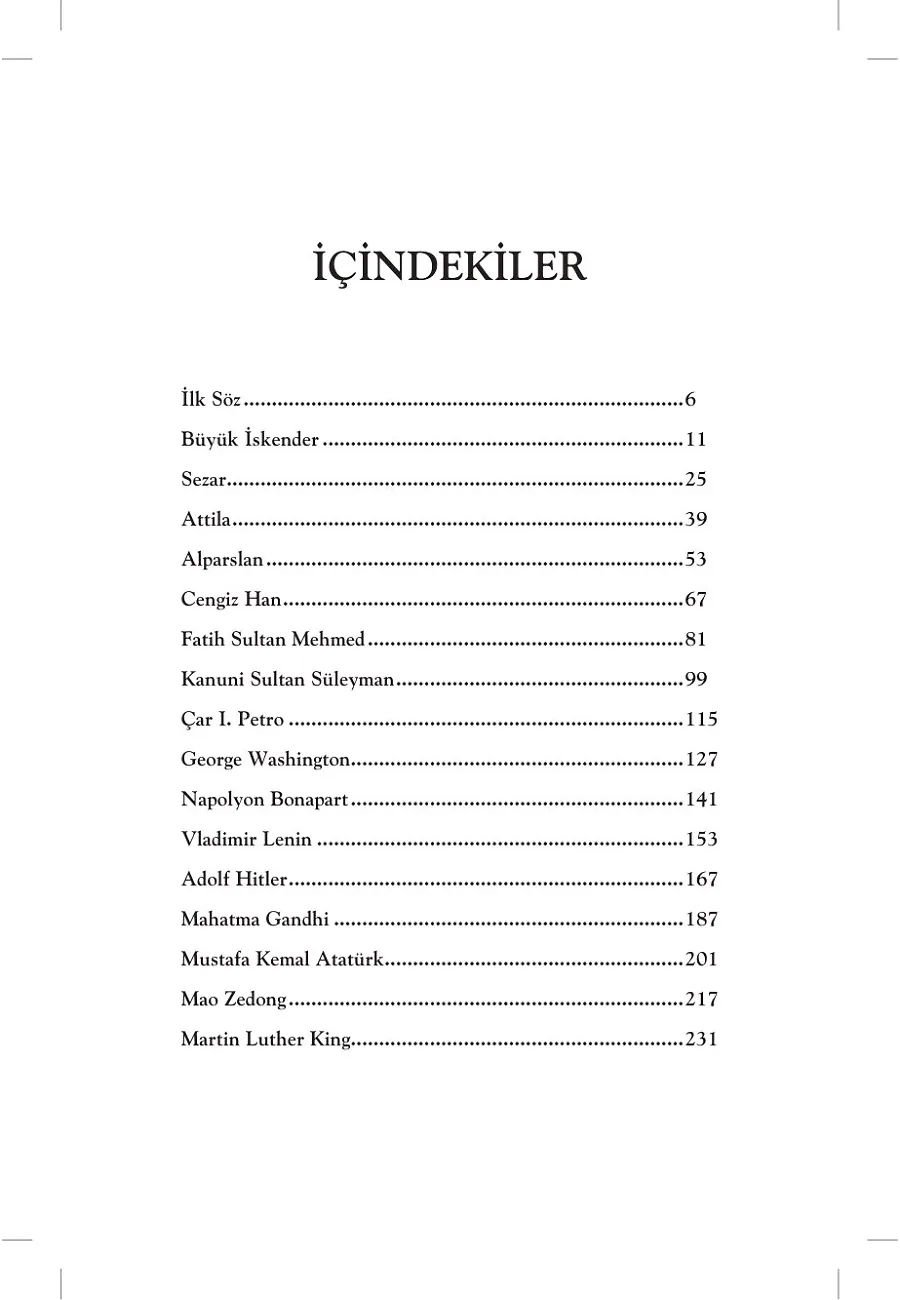 Tarihe Damga Vuran Liderler – Sayfa 1