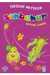 Sonbahar Boyama Zamanı - Sebzeler Meyveler
