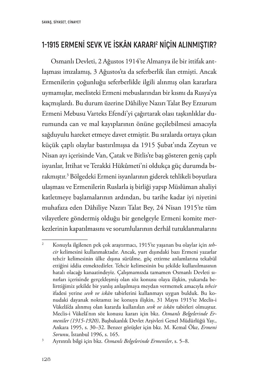 Savaş, Siyaset, Cinayet – Sayfa 6