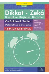 On Dakikalık Testler - Matematik Ve Görsel Zeka (9 - 10 Yaş) - Dikkat Zeka