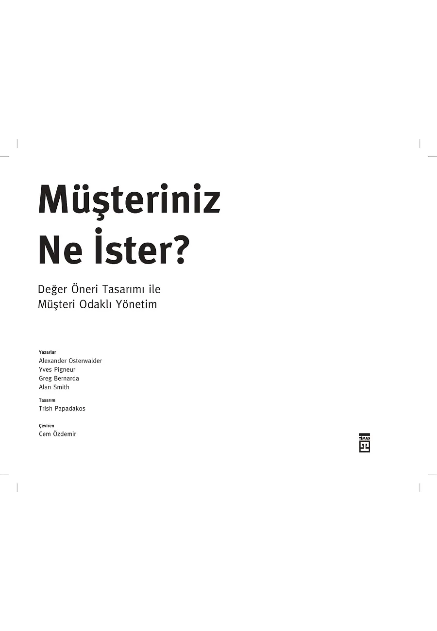 Müşteriniz Ne İster? – Sayfa 1
