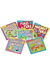 Meslekler Set - (6 Kitap)
