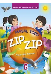 Masal Topu Zıp Zıp - Masallarla Karakter Eğitimi (Fleksi Cilt)