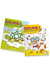 Kodlamalı Eğitici Boyama Seti (5-6 Yaş - 2 Kitap)