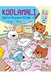 Kodlamalı Eğitici Boyama Kitabı - Eğlenceli Evim