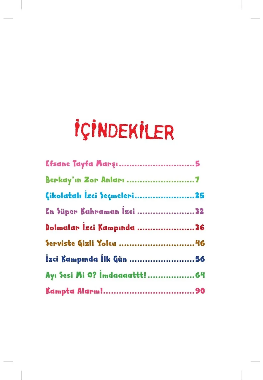 İzci Kampında Panik - Efsane Tayfa 5 – Sayfa 1