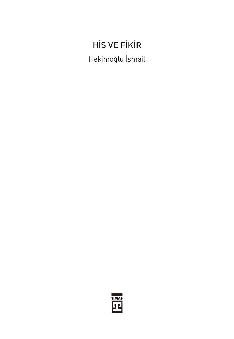 His Ve Fikir – Sayfa 1