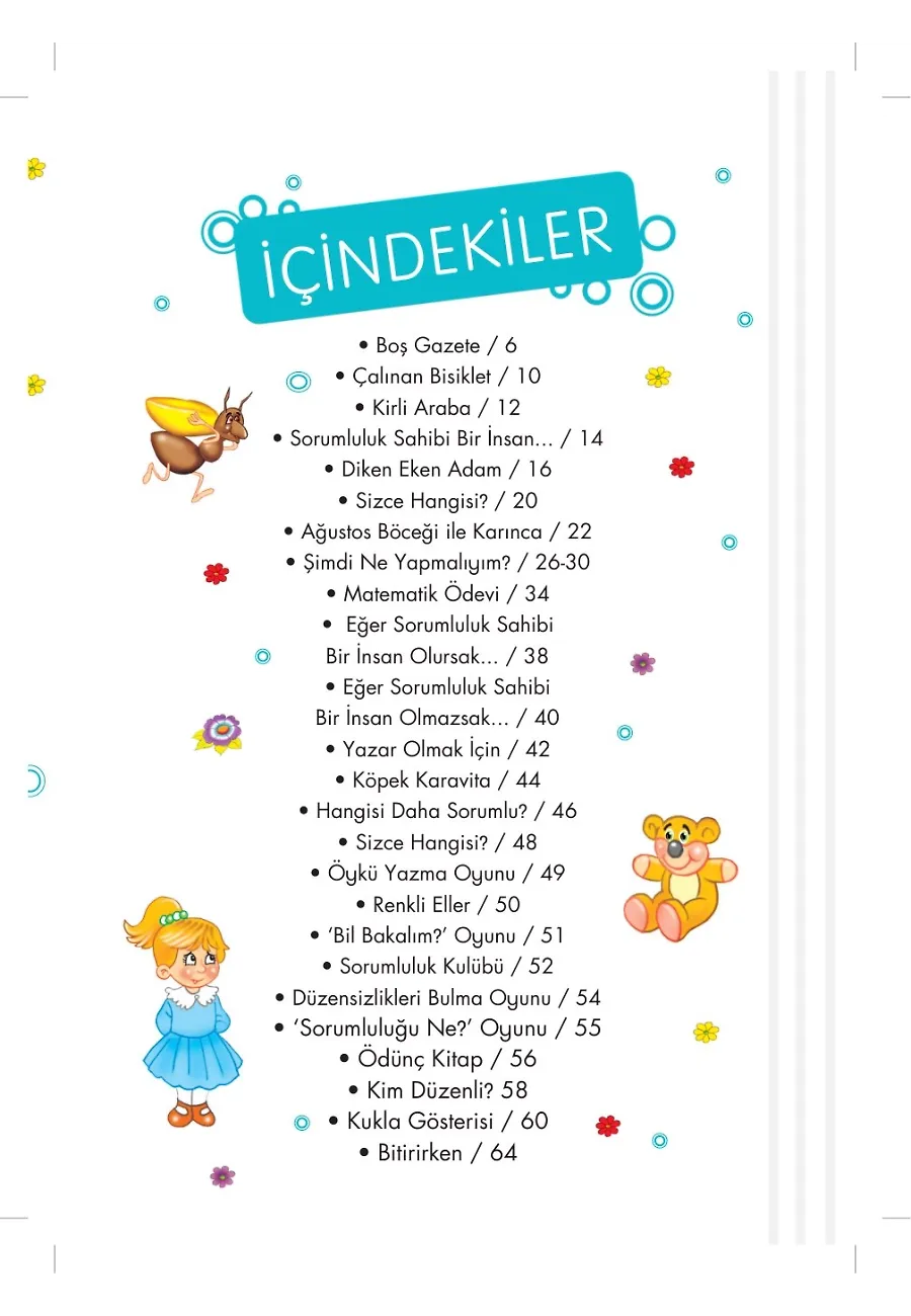 Görevlerimi Yapıyorum Sorumluluk - Erdemler 1 – Sayfa 3