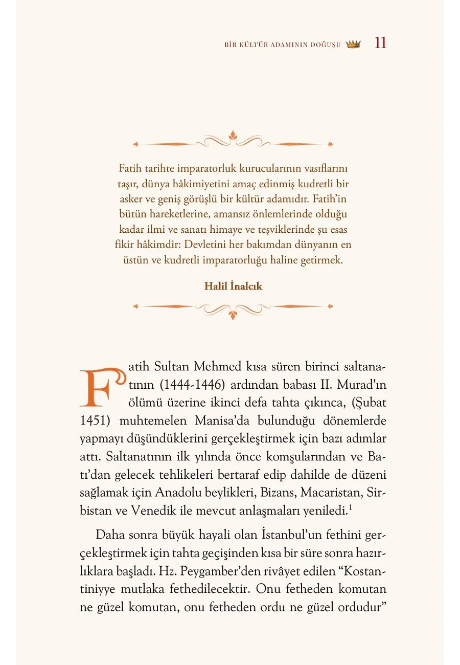 Fatih'in Entelektüel Portresi – Sayfa 1