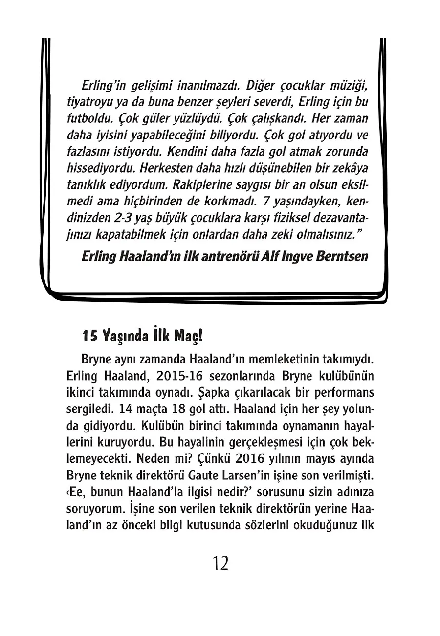 Erling Haaland - O Bir Gol Makinesi – Sayfa 5