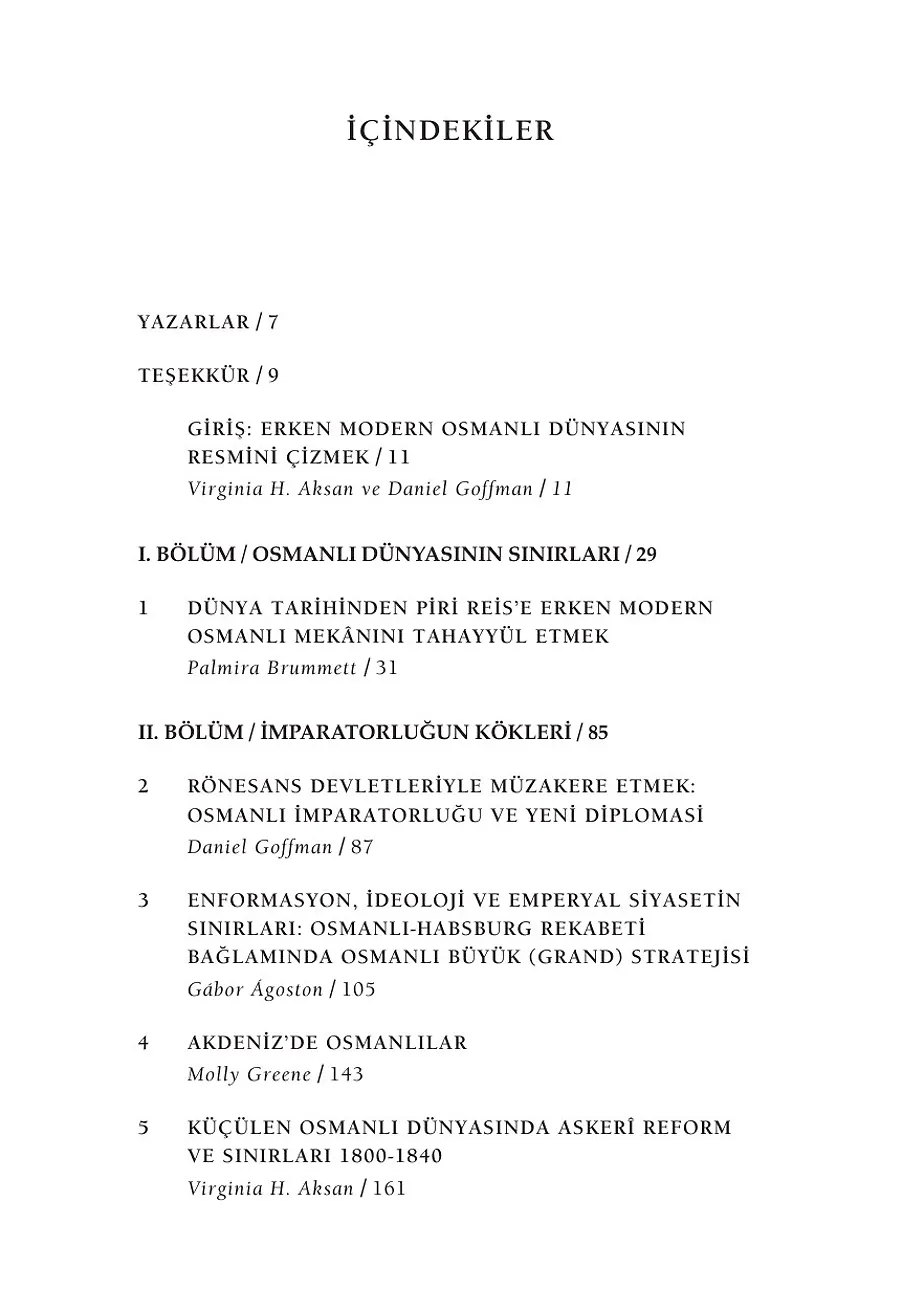 Erken Modern Osmanlılar – Sayfa 1