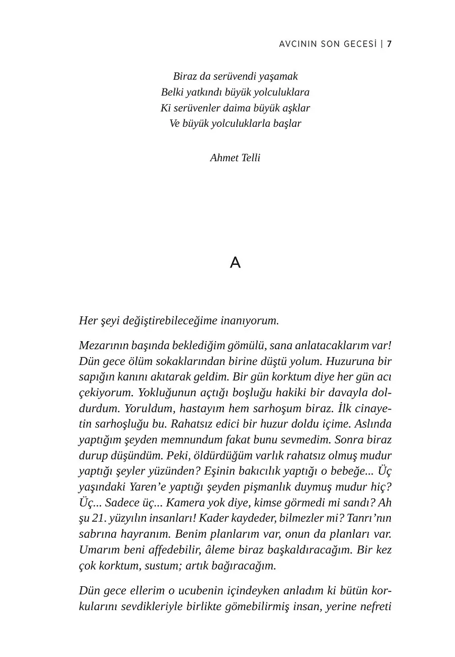 Avcının Son Gecesi – Sayfa 1
