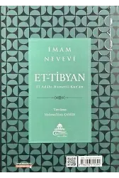 Et-Tibyan Kur'an Okuma Adapları (Arapça-Türkçe)