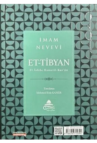 Et-Tibyan Kur'an Okuma Adapları (Arapça-Türkçe)
