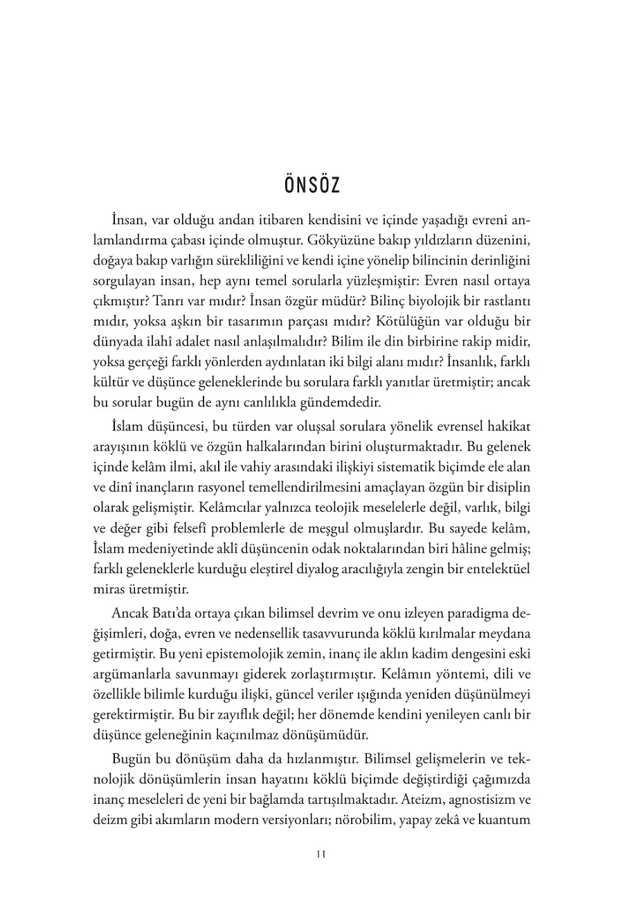 Akıl Bilim Ve İnanç / Günümüz Kelamının Yeni Meseleleri – Sayfa 6