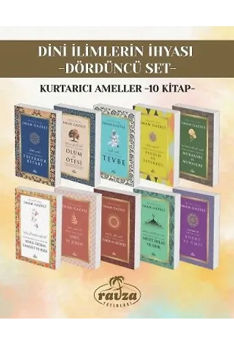Dini İlimlerin İhyası Dördüncü Set Kurtarıcı Ameller (10 Kitap)