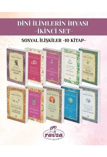 Dini İlimlerin İhyası İkinci Set Sosyal İlişkiler (10 Kitap)