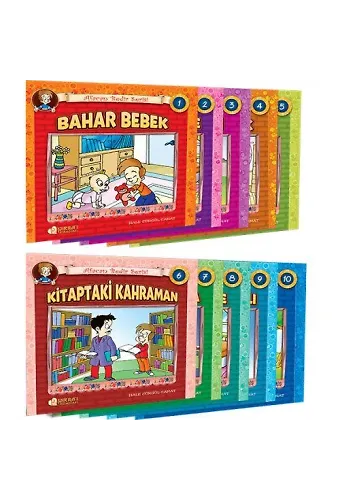 Afacan Bedir Serisi (10 Kitap Set) - Hale Cürgül Canat