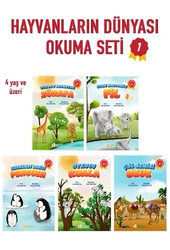Hayvanların Dünyası Okuma Seti - 1 - Ayşe Şeker Kılıç
