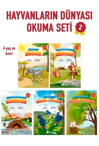 Hayvanların Dünyası Okuma Seti - 2 - Ayşe Şeker Kılıç