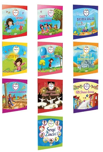 Sevgi Zinciri (10 Kitap Set) - Nurefşan Çağlaroğlu
