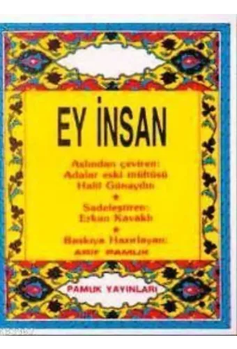 Ey İnsan (Sohbet-002, Cep Boy)