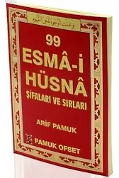 99 Esma-i Hüsna Şifaları ve Sırları (Dua-130, Orta Boy, Kuşe, 4 Renk)
