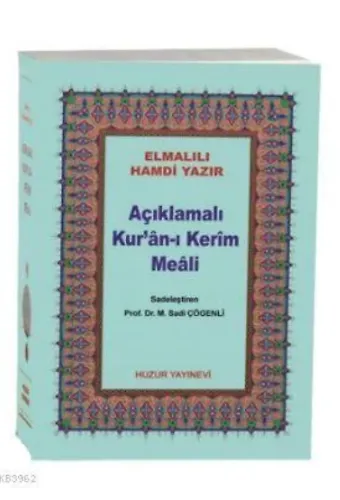 Açıklamalı Kur'an-ı Kerim Meali (Kod:044, Çanta Boy, Metinsiz)