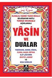 Yasin ve Dualar (Cep Boy); Bilgisayar Hatlı Türkçe Okunuşlu ve Mealli