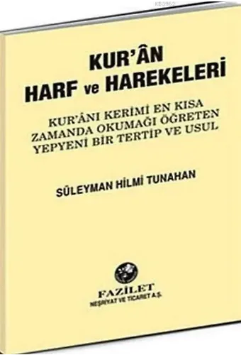 Elifba, Kuran Harf ve Harekeleri (Orta Boy)