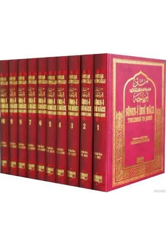 Sünen-i İbn-i Mace Tercemesi ve Şerhi (10 Cilt, Büyük Boy, Şamua)