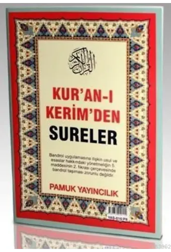 Kuranı Kerimden Sureler (Yas-010, Orta Boy, Arapça)