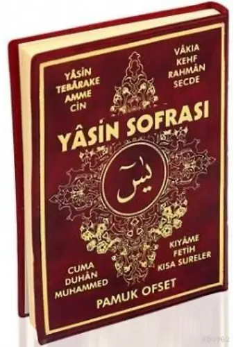 Yasin Sofrası (Yas-098, Arapça, Plastik Kapak, Mini Boy)