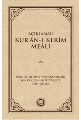 Açıklamalı Kur'an-ı Kerim Meali