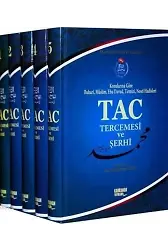 Tac Tercemesi ve Şerhi (5 Cilt, Ciltli, Tam Metin, Şamua)
